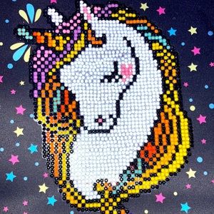 I mad this there is only one left and it’s called diamond art